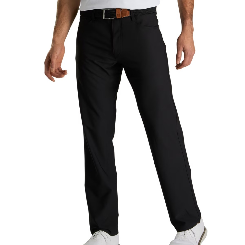 FootJoy Men's 5 Pocket Black Golf Pant